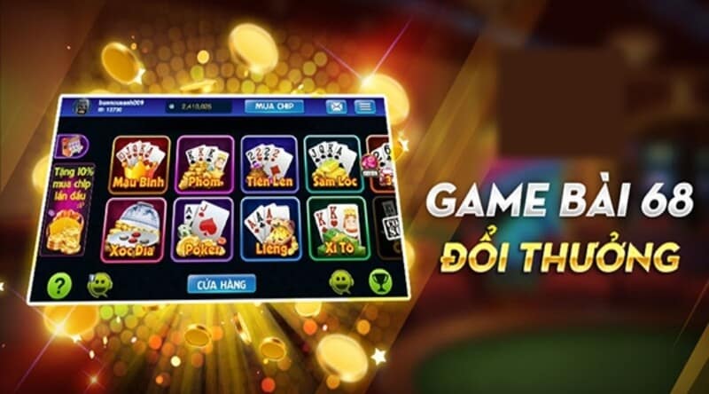 Hướng dẫn người mới trải nghiệm tải 68 game bài